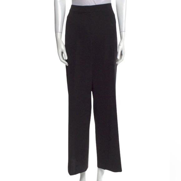 St. John Collection Pants - EUC St. John Caviar black wide leg pants